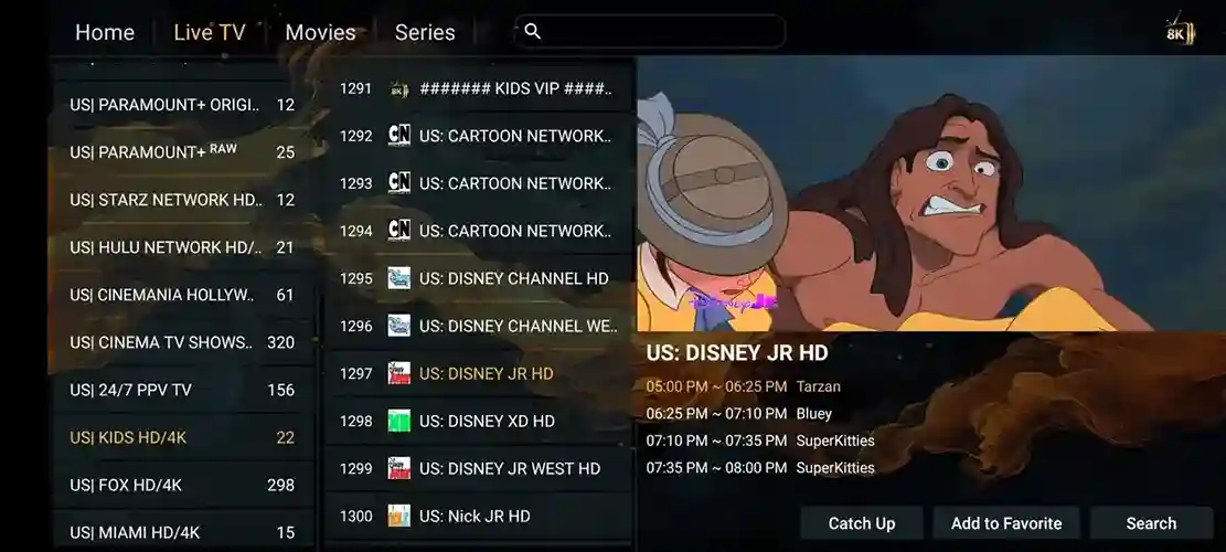 Preview 2 - Racoon TV IPTV Premium IPTV Subscription